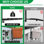 window box brackets, adjustable planter box brackets, heavy, package contents