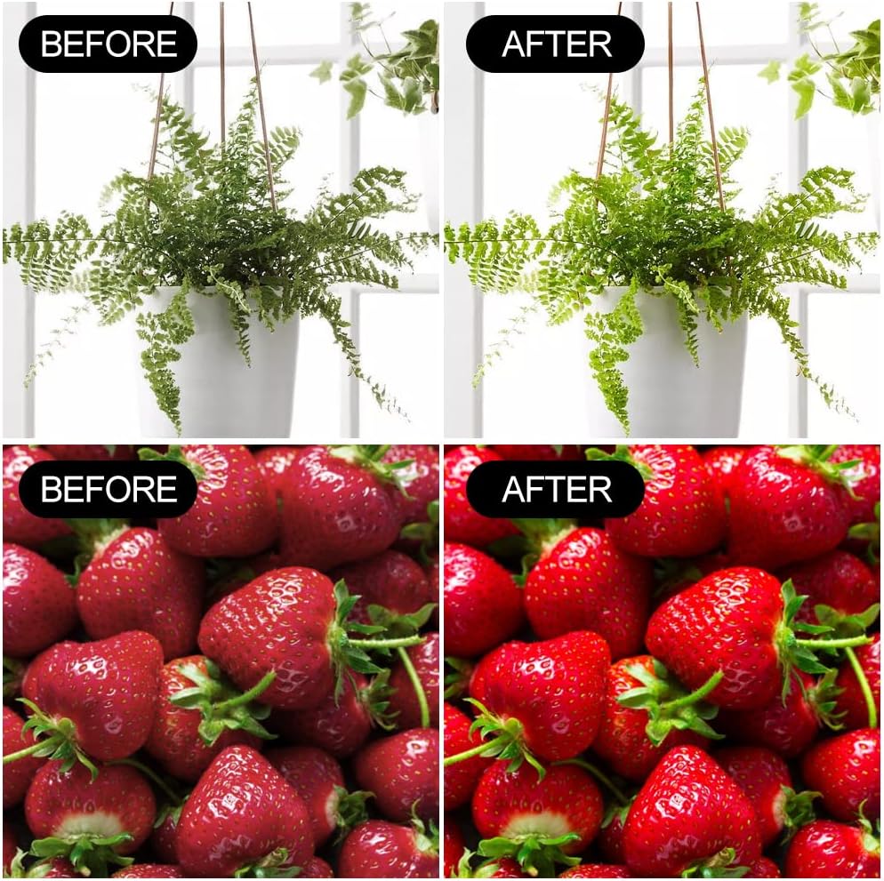 2 Pack LED Grow Light Bulbs，Full Spectrum Plant Light Bulb, 9W Replace 100W | 120V E26 Grow Bulb,Grow Light for Indoor Plants, Flowers, Greenhouse, Indore Garden, Hydroponic