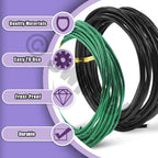 Swpeet 6Pcs 5 Sizes 0.8/1/ 1.5/2/ 3 mm Bonsai Training Wire 82 Feet Total with Wire Cutter, Aluminum Wire Bonsai Tool Kit, Bonsai Accessories for Bonsai Trees Indoor Garden DIY Tools