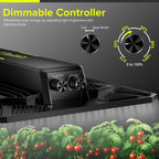 LED Grow Light 150W Full Spectrum Grow Lights for Indoor Plants | UAP1500 Commercial Growing Lamp Full Epar Boost Mode Switch Daisy Chain, Dimmable for Seeding Veg Bloom in 2x2, 3x3 Grow Tent