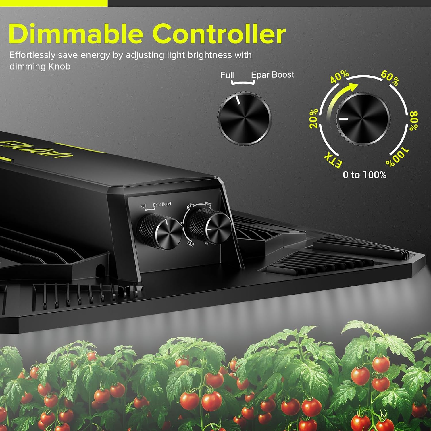 LED Grow Light 150W Full Spectrum Grow Lights for Indoor Plants | UAP1500 Commercial Growing Lamp Full Epar Boost Mode Switch Daisy Chain, Dimmable for Seeding Veg Bloom in 2x2, 3x3 Grow Tent