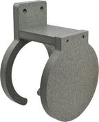 Poly Cup Holder for Adirondack Chair or Patio, Fits Standard- Large Cups (1 Pack, Charcoal Gray)