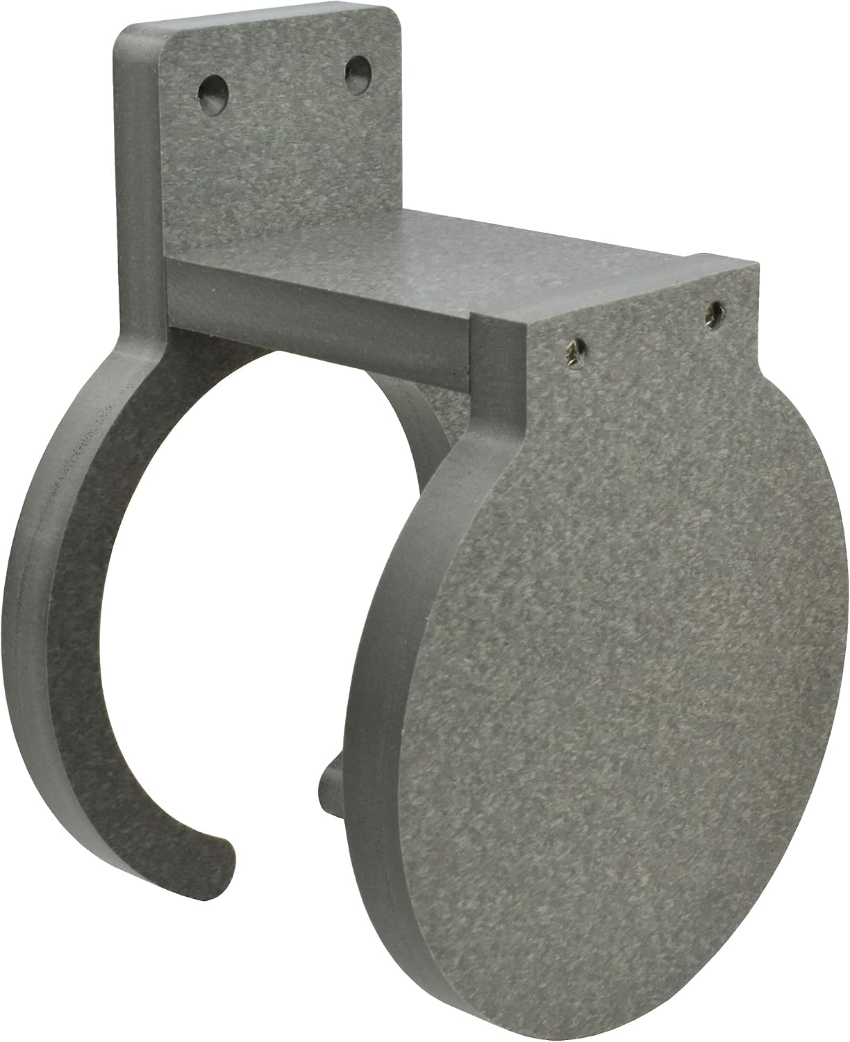 Poly Cup Holder for Adirondack Chair or Patio, Fits Standard- Large Cups (1 Pack, Charcoal Gray)