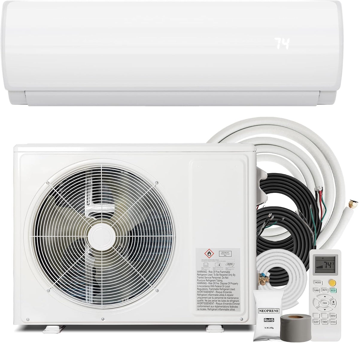 12000btu mini split air conditioner heat pump, 19, main product view