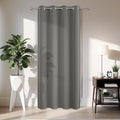 Joydeco Blackout Door Curtain for Doorway Privacy 108 Inches Long, Grommet Closet Curtain for Open Closet, Room Divider for Bedroom Living Room (Light Grey, 52Wx108L, 1 Panel)