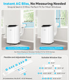 12,000 btu portable air conditioner cools up to, view 9