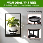 Wall Hanging Plant Stands Planter Shelves, Indoor Outdoor Window Plant Hanger Decor for Living Room Entryway (Gold 3-Pack)