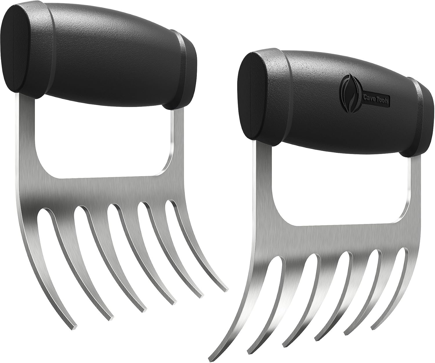 Metal Meat Claws for Shredding Pulled Pork, Chicken, Turkey, and Beef- Handling & Carving Food - Barbecue Grill Accessories for Smoker, or Slow Cooker - Knuckle Grip