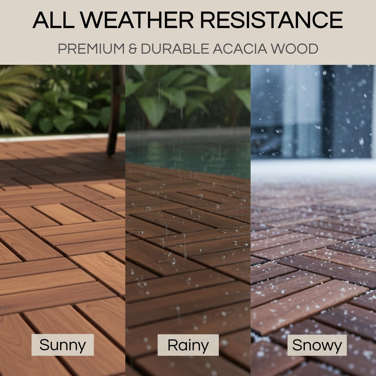 thyoi premium deck tiles, 10 pcs patio flooring, package contents