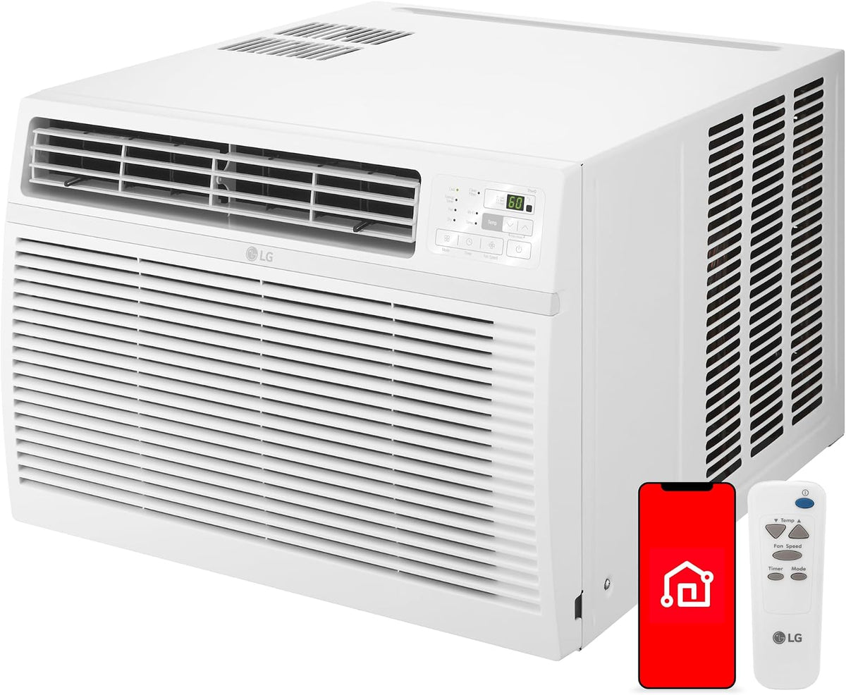 lg 10000 btu window air conditioners [2023] remote, main product view