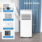 antarctic star portable air conditioners, 10000 btu, close-up detail