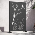 modern shade 4x6 ft metal privacy screen with, main product view