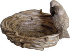 Outdoor Bird Feeder Wild Bird Bath Bowl, 7.8×7.8×5.1 Inches