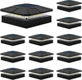 4x4 solar fence post cap lights outdoor waterproof, main product view