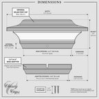 classy caps 4x4 imperial solar post cap on a desk or shelf