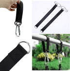 2 Pack Tree Swing Straps Hanging Kit 50cm 400lbs Heavy Duty Belt with Safer Lock Snap Hook Clip Carabiner Connector for Hammock Punching Bag Swings Chair Seat Gym Bar Handle Cable Outdoor
