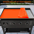 36" Silicone Griddle Mat for Blackstone 36 Inch Grill, Heavy Duty Food Grade Silicone Griddle Cover, Protect Your Grill from Dirt & Rust All Year Round