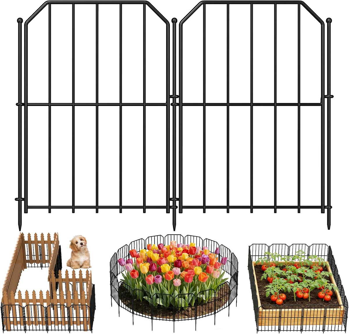 goovilla garden fence, total 25ft(l) x 24in(h), 25, main product view