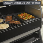 Reversible 7598 Replacement Parts for Weber Grill Griddle Spirit 300 Series Spirit E-310 E-315 E-320 E-330 S-310 S-315 Spirit ii E310, Weber Genesis Cast Iron Griddle Fits Other Brand Grills 1 Pack