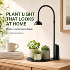 rechargeable grow light,cordless desk lamp for indoor small showing dimensions