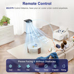 inverter 16000btu portable air conditioners with remote, free on a desk or shelf