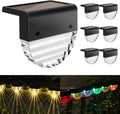 melunar solar deck lights, 6 pack waterproof led, main product view