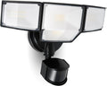 lutec 80w 9000lm security light hardwire motion sensor, main product view