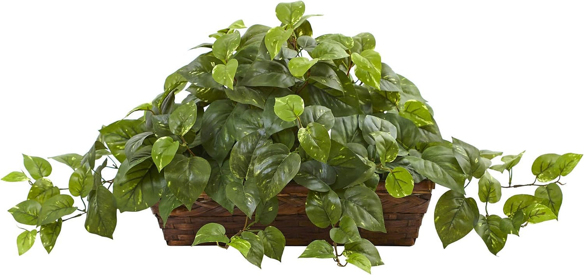nearly natural 34 in artificial pothos ivy plant, main product view