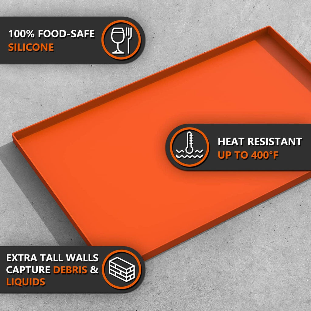 36" Silicone Griddle Mat for Blackstone 36 Inch Grill, Heavy Duty Food Grade Silicone Griddle Cover, Protect Your Grill from Dirt & Rust All Year Round