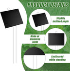 landhoow 12 pcs large plant marker, 8'' x, close-up detail