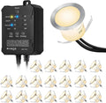 dimmable recessed deck stair lighting all-in-one with timer, main product view