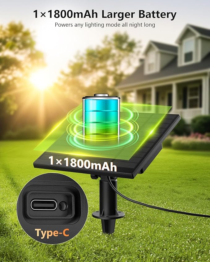 Brightown 37FT Solar String Lights Outdoor Waterproof with Remote, 10+1 LED Shatterproof Bulbs, Dimmable & Timable, 3 Light Modes - Commercial Grade Patio Lights for Garden Backyard Party Decor