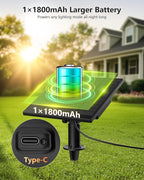 Brightown 37FT Solar String Lights Outdoor Waterproof with Remote, 10+1 LED Shatterproof Bulbs, Dimmable & Timable, 3 Light Modes - Commercial Grade Patio Lights for Garden Backyard Party Decor