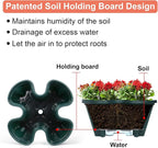 GameXcel Vertical Planter 7 Tier Stackable Planters Garden Planters Strawberry Herb Flower and Vegetable Planter Indoor Outdoor Gardening Pots with Removable Wheels and Tools 2-Pack