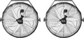 simple deluxe 18 inch industrial wall mount 3, main product view