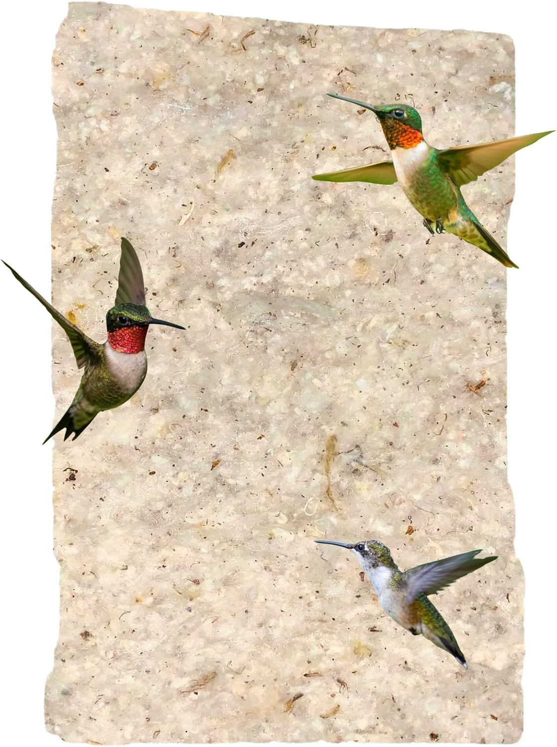 Hummingbird Nesting Material Refill, Soft Cotton Fibers for Wild Bird Nest Building, Goldfinches Titmice, Fits Deluxe Hummingbird Nester, Natural Bird Nesting Cotton
