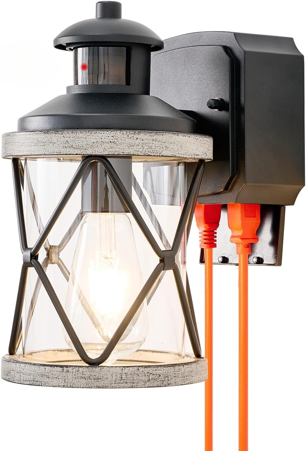 dusk to dawn motion sensor outdoor porch light, main product view