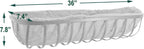 Arcadia Garden Products Hanging Window Basket Metal Trough, 36-inch
