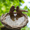 Outdoor Bird Feeder Wild Bird Bath Bowl, 7.8×7.8×5.1 Inches