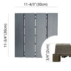60 sq. ft plastic interlocking deck tiles,60 pcs shown in use