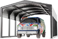 military-grade metal carport 12x20 ft, heavy- duty galvanized, main product view