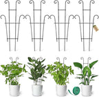 Coomin 23in Taller Plant Trellis for Climbing Plants Indoor, 4P Sturdy Houseplant Trellis for Potted Plants with Ties, Vine Plant Support for Monstera Pothos Ivy, Plant Decor