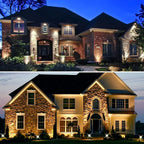 LightingWill 5W Landscape Lighting, Warm White 3000K-3500K, DC 12V LED Low Voltage Landscape Lights, IP65 Waterproof Pathway Lights for Outdoor Garden, Yard, Fence, House, Lawn, Tree, Flags (8 Pack)