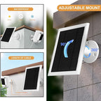 5W Solar Charger Compatible for Ring Camera with 10FT/3M Long Cable, Compatible with Ring Spotlight Cam Plus/Pro,Stick Up Cam/Pro,Spotlight Cam-3 Pack