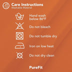 PureFit Outdoor Curtains for Patio Waterproof Weatherproof, UV Resistant Outside Curtains for Gazebo, Front Porch, Pergola, Sun Blocking Privacy Curtain, 100W x 84L inch, 1 Panel, Orange