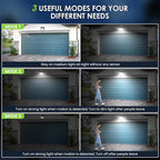 CLAONER Solar Lights Outdoor [𝟏𝟎 𝐏𝐚𝐜𝐤/126 LED], Wireless Motion Sensor Lights, IP65 Waterproof Security Lights 3 Modes, 270° Lighting Angle, Ultra-Bright Wall Lights for Deck Patio Fence Garage