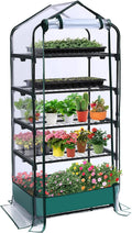 5 tier mini greenhouse for indoor outdoor, portable, main product view