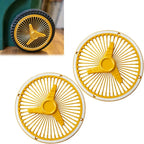 2-Pack Trash Can Wheel Covers, 8.5-Inch Automotive-Style Decorative Rims for Standard 8-Inch Garbage Can Wheels, 3D Printed Bin Accessories for Garage, Workshop, Man Cave and Recycling Area