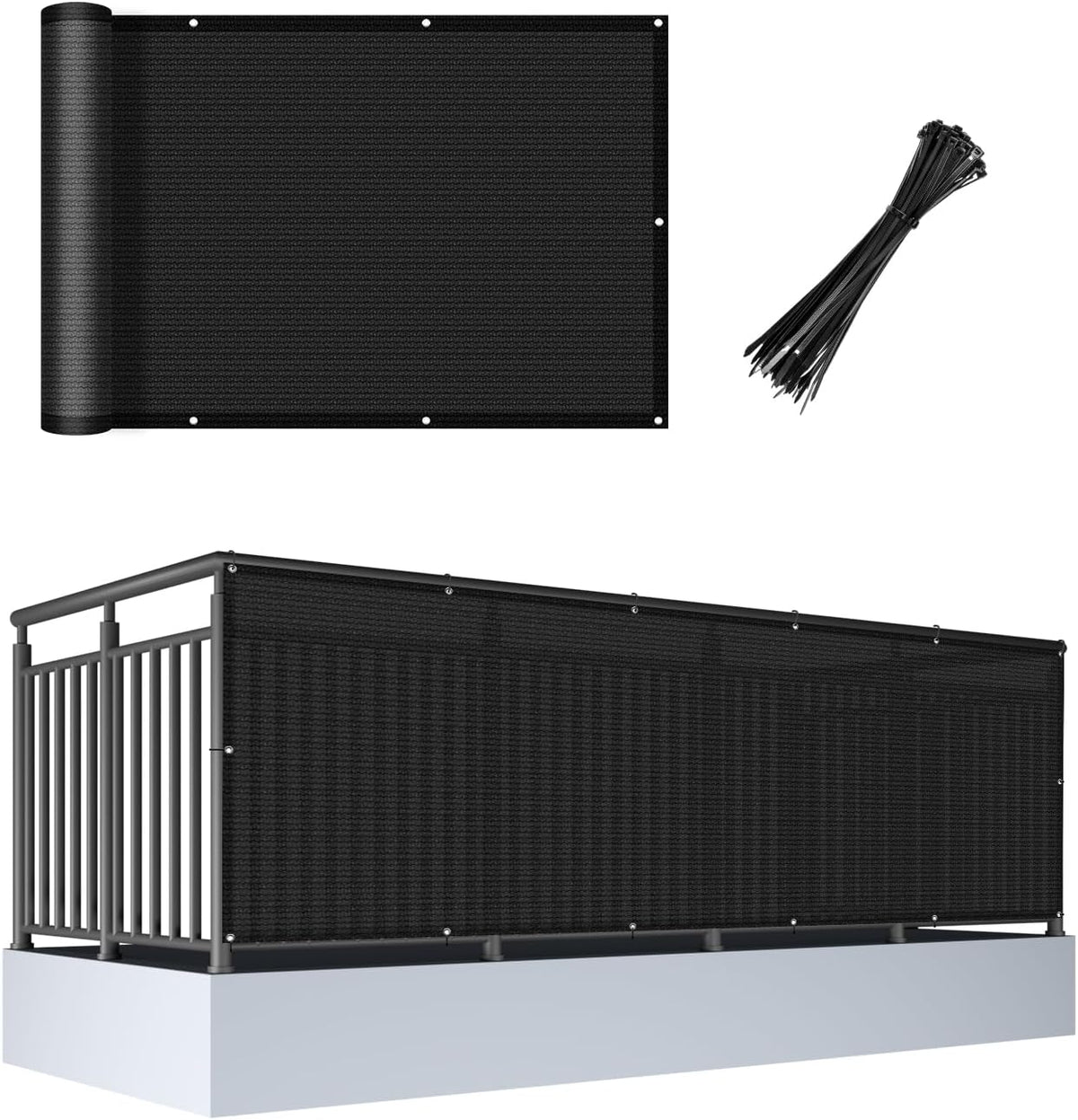 cool area balcony privacy screen fence uv protection, main product view