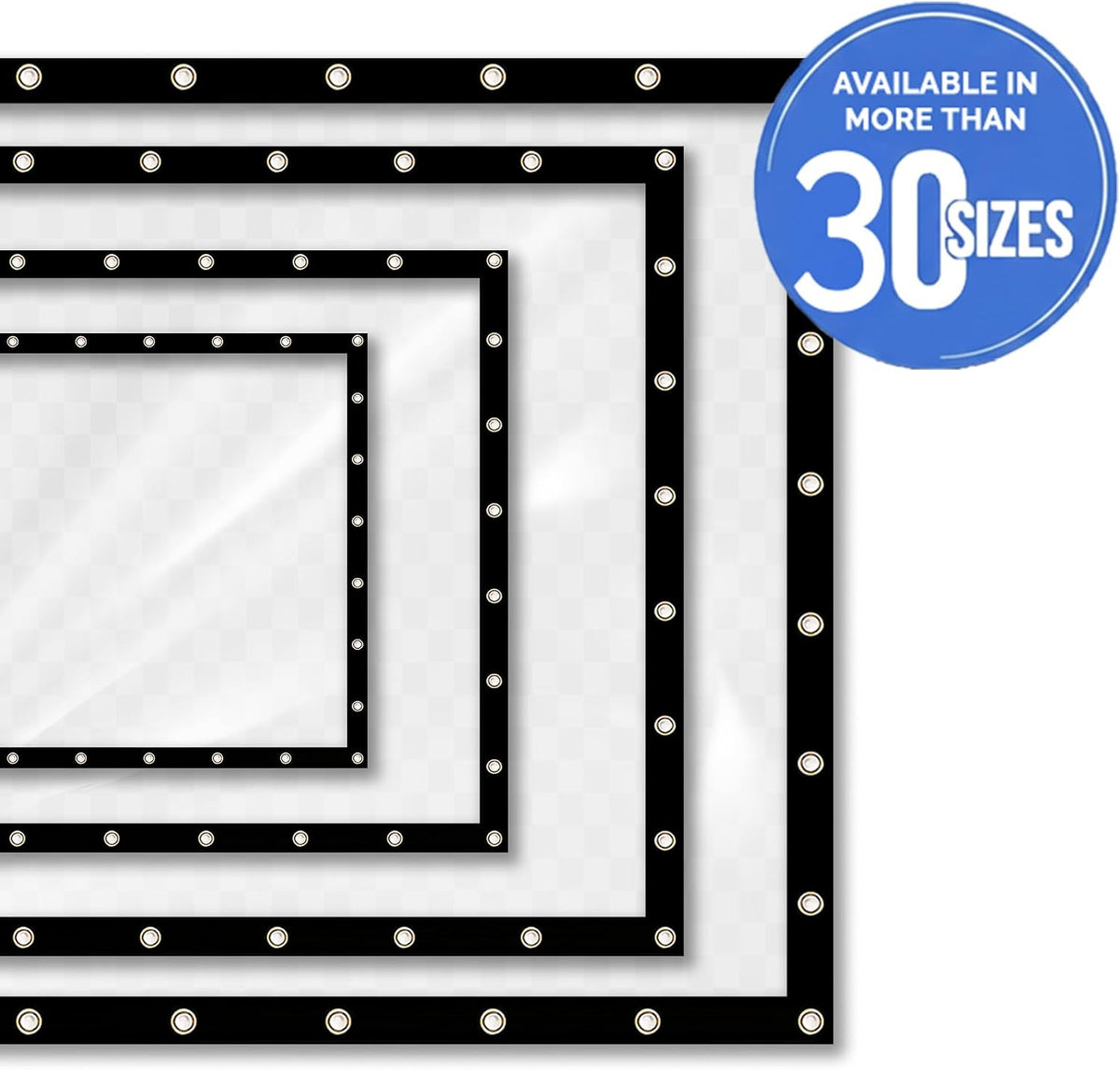 covers & all heavy duty clear vinyl tarp, package contents